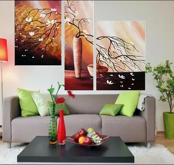 

Diy Diamond Embroidery Potted Trees Multi Collages Diamond Painting For Living Room Household Essentials 3Pcs Needlework M16938