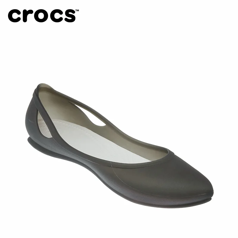 

CROCS Outdoor Sandals for Women Pointed Shallow Mouth Female Low top Wild Flat Shoes Summer Women's Shoes