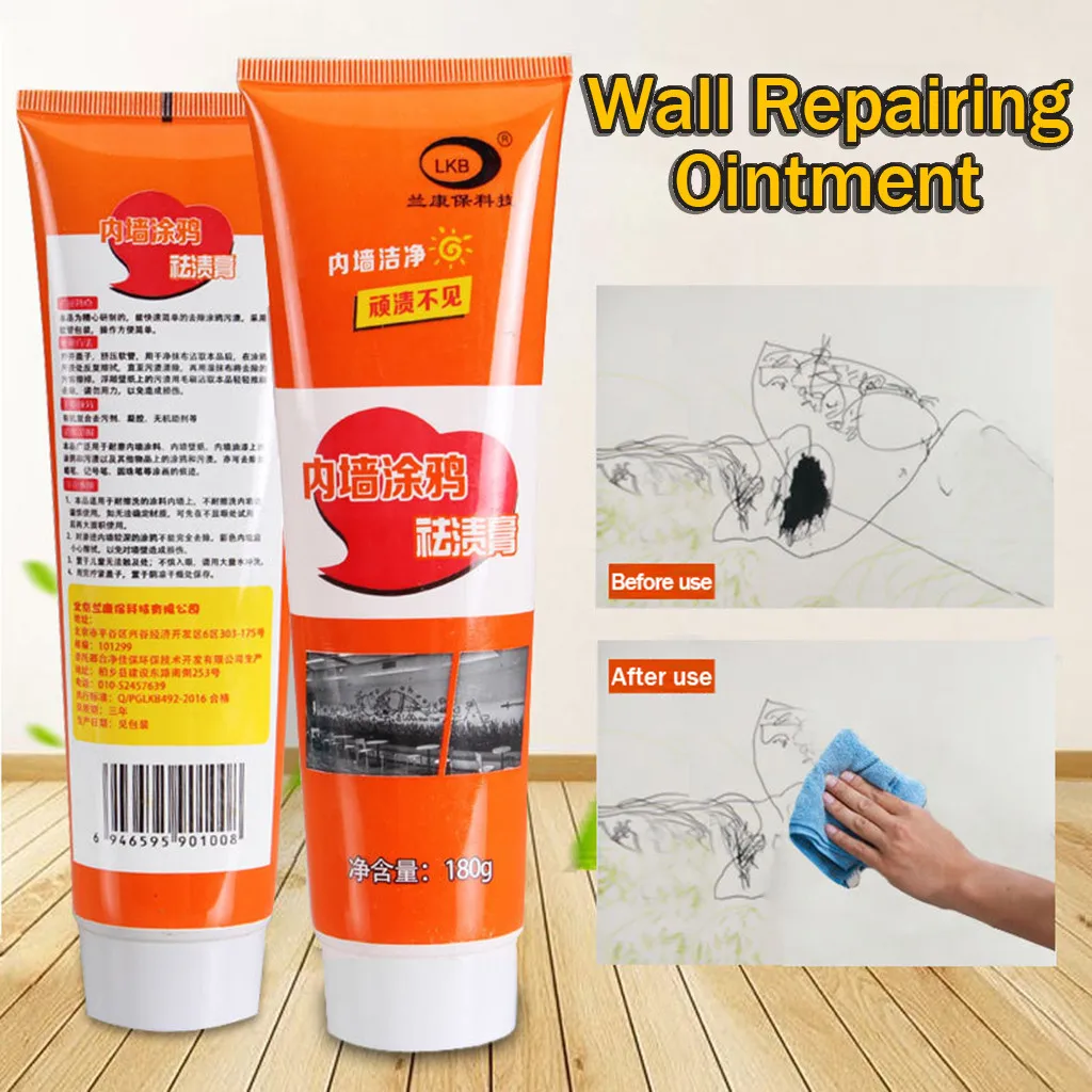 Cleaner Waterproof Non-Corrosive Formaldehyde Free White Latex Universal Magic Wall Mend Vclean Spot Wall repair cream Household