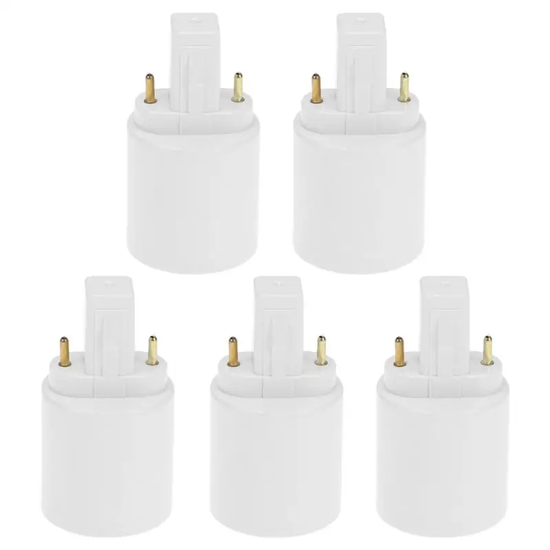 

5Pcs G23 to E27 / G23 to E14 Standard Base Adapters Lamp Base Bulb Holder Converters Useful Household Electrical Accessories
