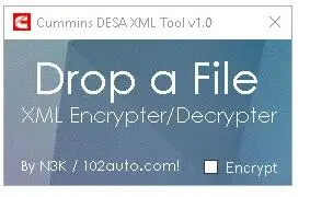 

DESA XML Tool v1.0