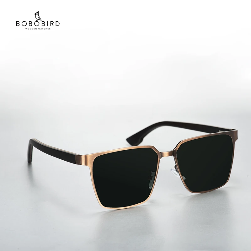 BOBO BIRD, брендовые поляризационные мужские солнцезащитные очки для женщин, для вождения, квадратные деревянные солнцезащитные очки, мужские очки, UV400, Gafas De Sol