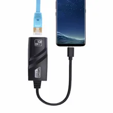 15 см USB-C/Тип-C женщин RJ45 Gigabit Ethernet сетевой адаптер