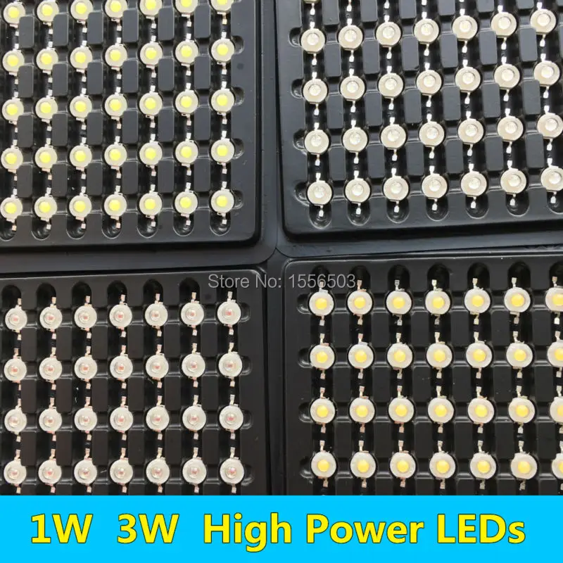 

30 PCS 1W 3W Red Yellow Deep Red Orange High Power LEDs Diode Chip Wavelength 620nm 630nm 660nm 590nm 32mil 45mil High Quality