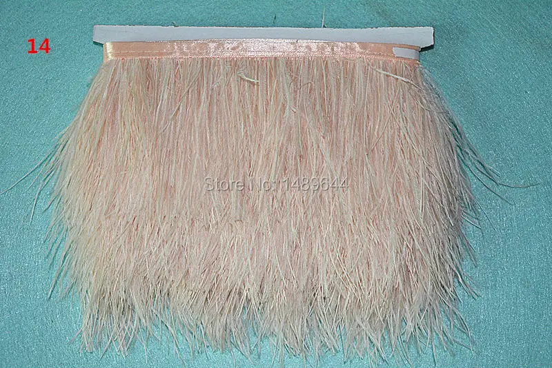 

new! 8-10 cm / 3-4 inches ostrich feather trimmed ostrich feather fringe 1m / lot apparel fabric production processes -014