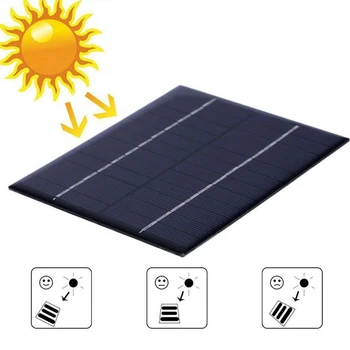 

Zerosky High quality 12V 2W 160mA Polycrystalline Silicon Mini Solar Panel Module Cell For Charger DC Battery DIY 136x110mm