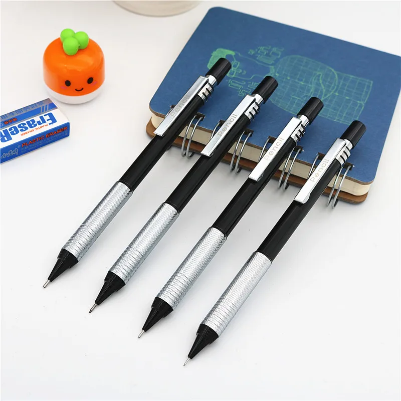 Высокое качество металлический ZD125 механический карандаш 0,3 0,5 0,7 0,9 мм Профессиональный рисунок дизайн живопись автоматический карандаш