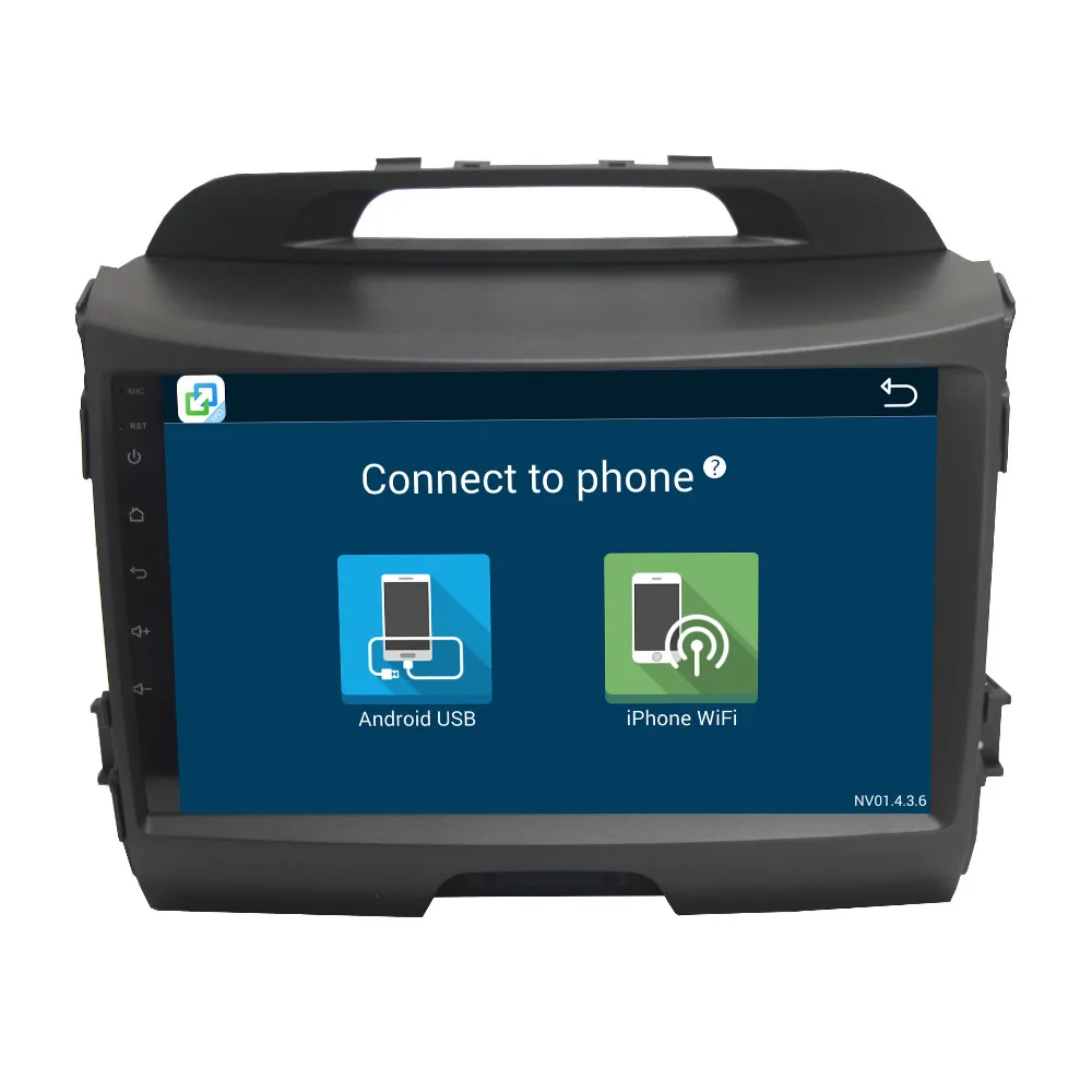 Clearance Nedehe quad core 9 inch Android 8.1 Car DVD player for KIA sportage 2011 2012 2013 2014 2015 gps navigation 2 din car head unit 6