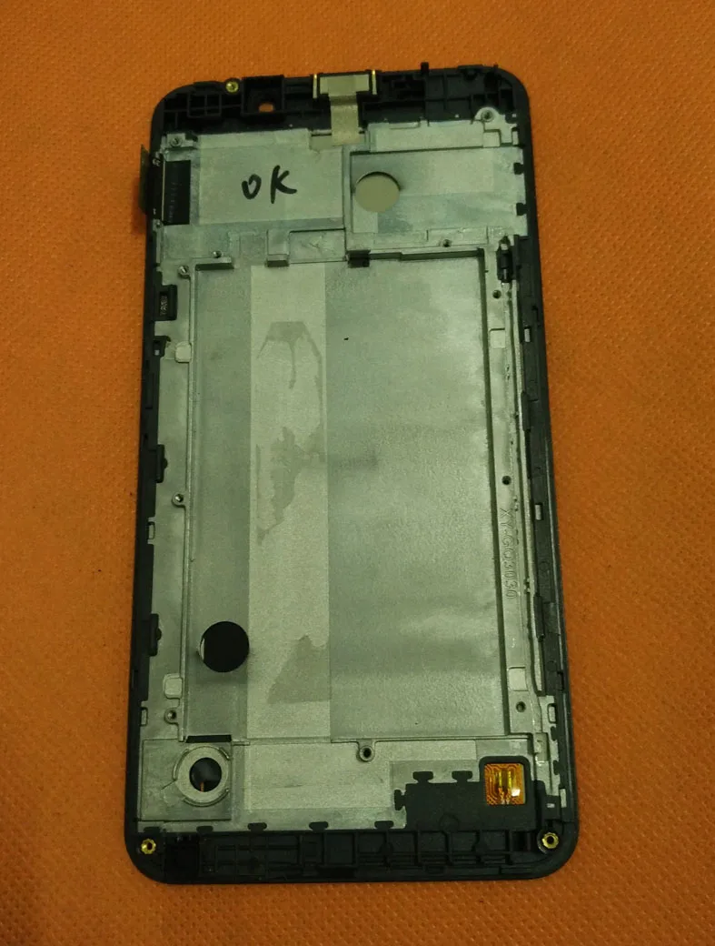  Used Original LCD Display +Digitizer Touch Screen+ Frame for Ulefone Metal 5 inch HD MTK6753 Octa C