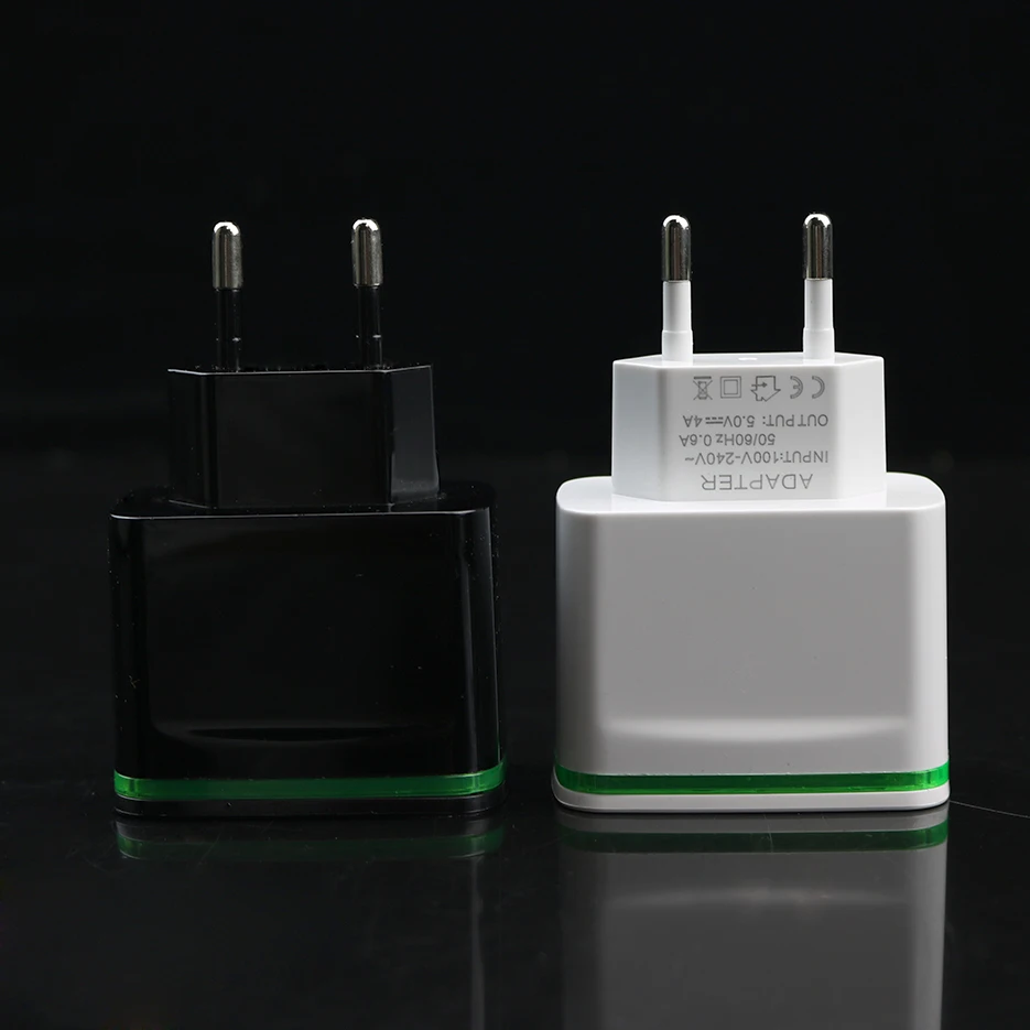 AMEEC 4 зарядные устройства c usb портами адаптер для зарядки мобильного телефона ЕС 5