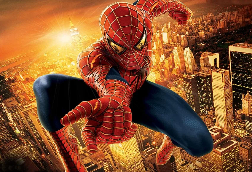 

5X7ft Vinyl Photography Backdrops Spiderman Photo background Computed printed Children Backdrop for photo studio Customize