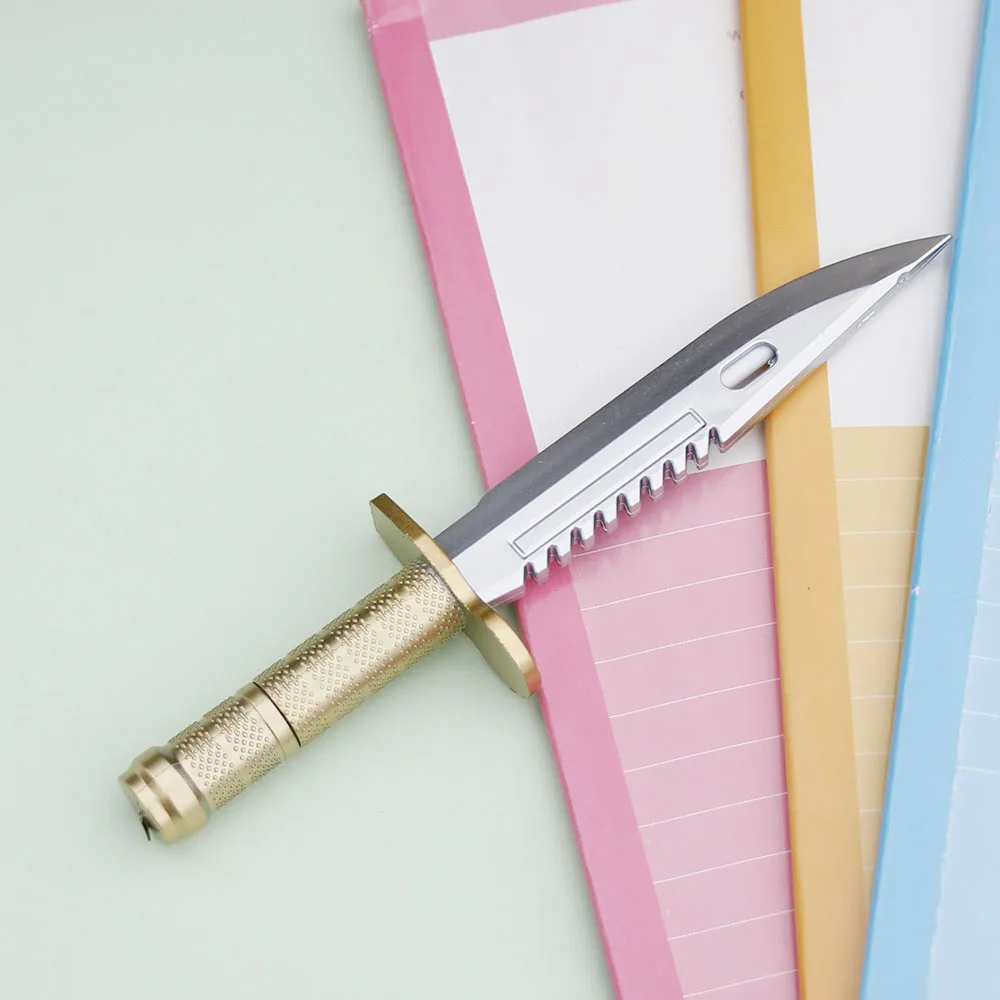 Горячая Новинка Шариковая ручка Ножи Форма кинжал пишущего инструмента креативный подарок