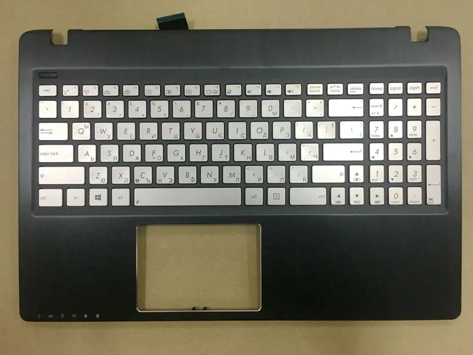 

New BG BU Bulgarian Keyboard with C shell for ASUS Q500 Q500A With Palmrest topcase Backlit Laptop Keyboard