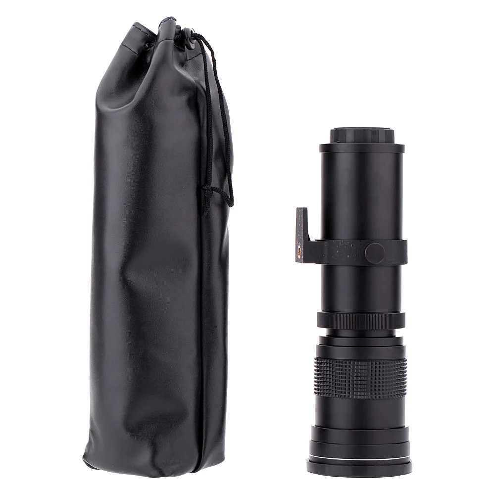  Lightdow 420-800mm F/8.3-16 Super Telephoto Manual Zoom Lens + T2-Nikon T Mount Ring Adapter for Ni