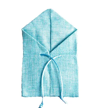 

Wholesale 10pcs/lot Jewelry Packaging Bag Storage Bags 14x25cm Triangle Shape Jute Linen Bags Jewelry Pouches Can Custom Logo