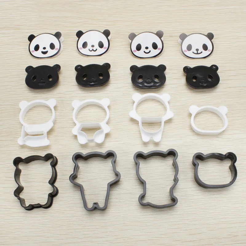 

Cartoon Panda Various 3D Cute Cartoon Shape Plastic Cookie Mold Fondant Cake Chocolate Decorating Plunger Cutter 25