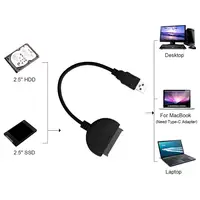כונן קשיח כבל מתאם USB 3.0 SATA 3 כבל הכונן הקשיח כבל מתאם 2.5 אינץ 3.5 אינץ 