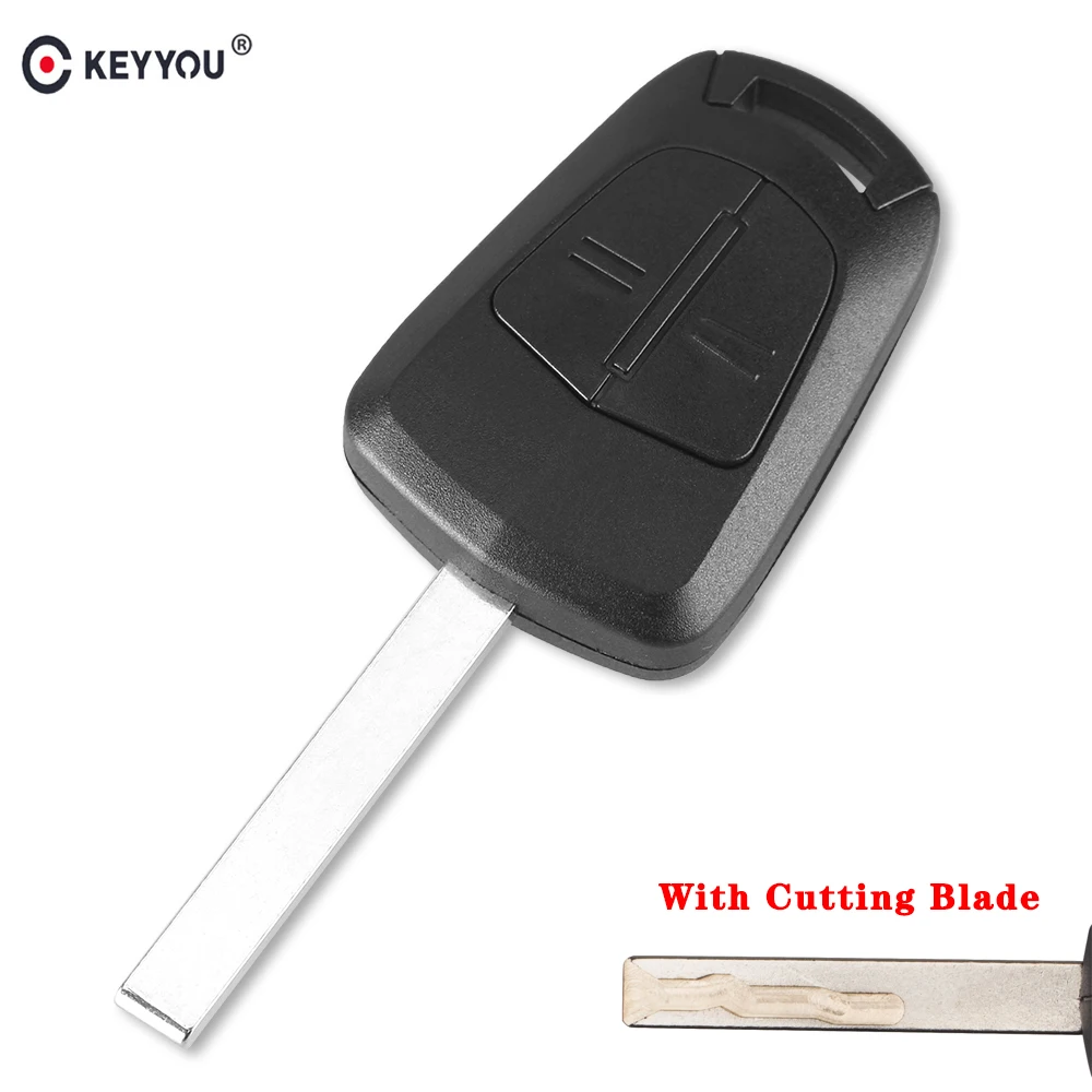 KEYYOU Uncut/Cut Blade дистанционный чехол для ключа автомобиля 2 кнопки Vauxhall Opel Corsa Agila Meriva