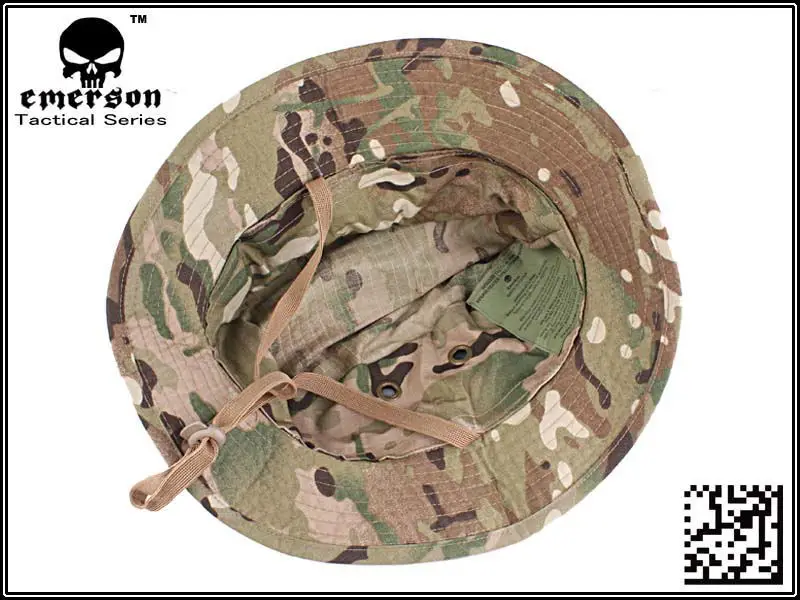 EMERSON Boonie Hat Tactical Hat Anti-scrape Grid Fabric camouflage hat multicam Hunting Caps EM8553
