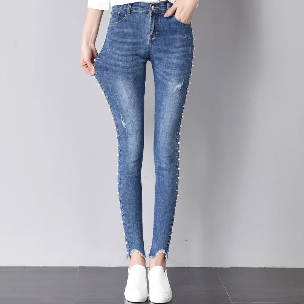 jean capri pants for women clothing plus size