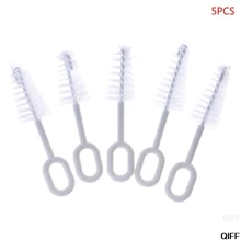 5 шт./компл. очиститель для сосков Детские щетки чистящие профессиональные щетинки высокой плотности соска аксессуары для сосок May06