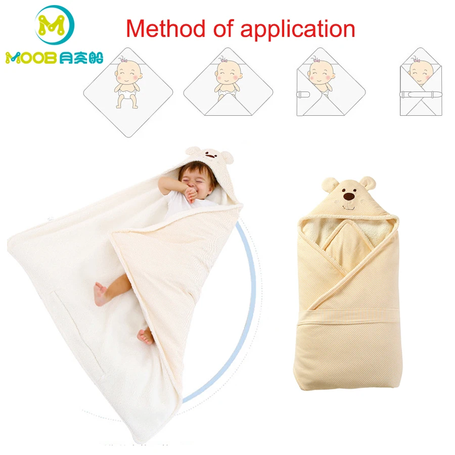 Зимнее одеяло для ребенка хлопок мультфильм Мягкие Детские Одеяло wrap толстые теплые детские вещи для новорожденных детей Стёганое одеяло
