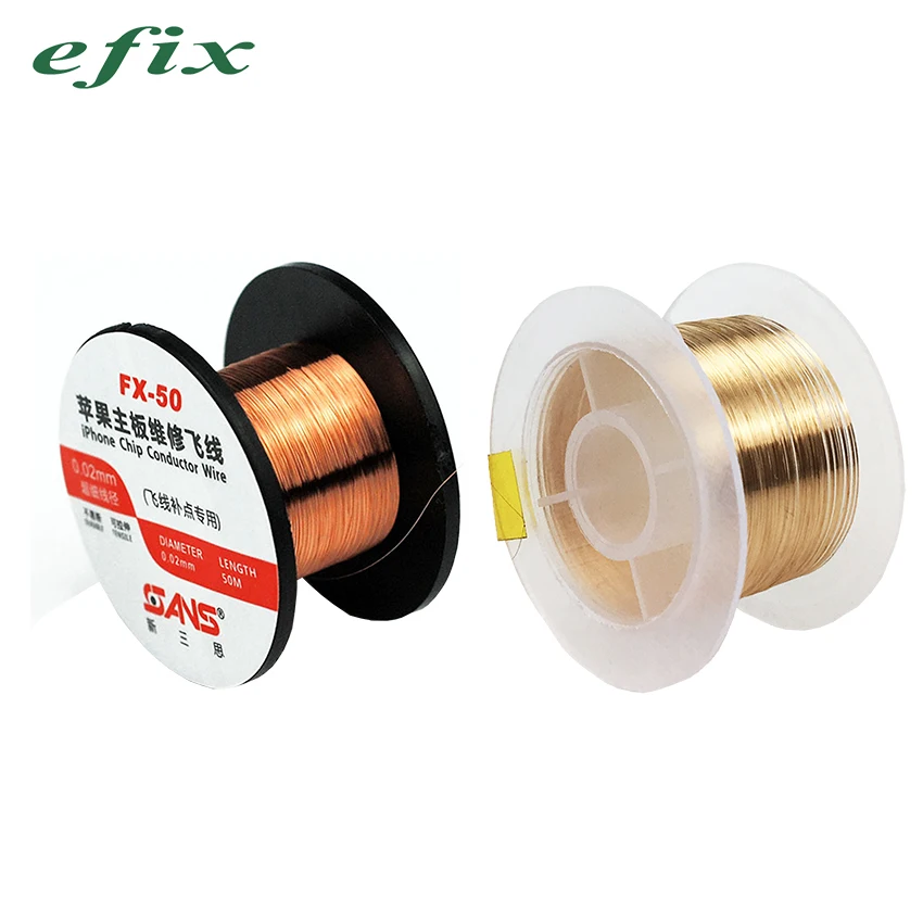 

Copper Soldering Wire 0.01-0.02 mm PCB Link Jumper Wire Maintenance Jump Line for iPhone iPad PCB Welding Repair Tool