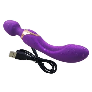 New AV magic wand G Spot massager, USB charge Big stick vibrators for women female sexy clit vibrator adult sex toys for woman 5