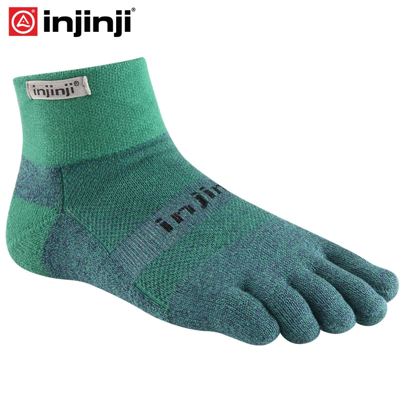 Injinji Toe socks Trail midweight mini-crew носки для бега с пятью пальцами мужские