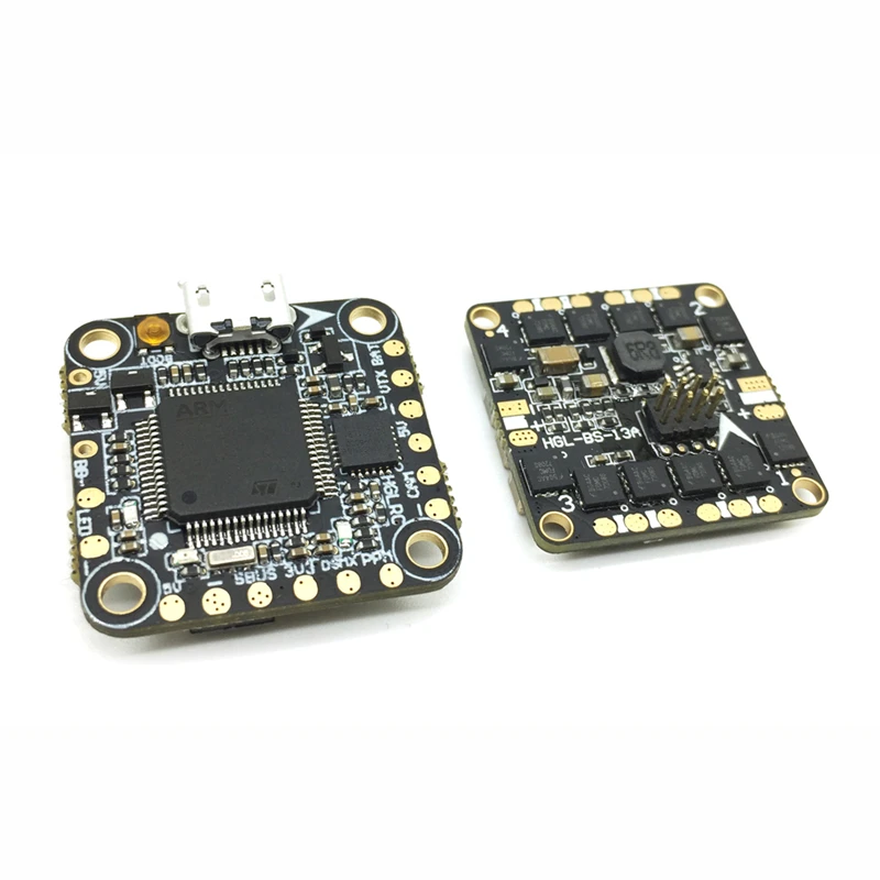 HGLRC XJB F413 для контроллера полета Omnibus F4 и 13A Blheli_S 2 3S 4 в 1 бесщеточный ESC