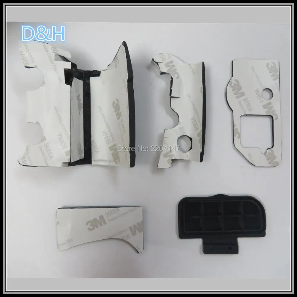NEW A Set Of Body Rubber 5 pcs Front cover and Back cover Rubber For Nikon D300 D300S Camera Replacement Repair spare parts