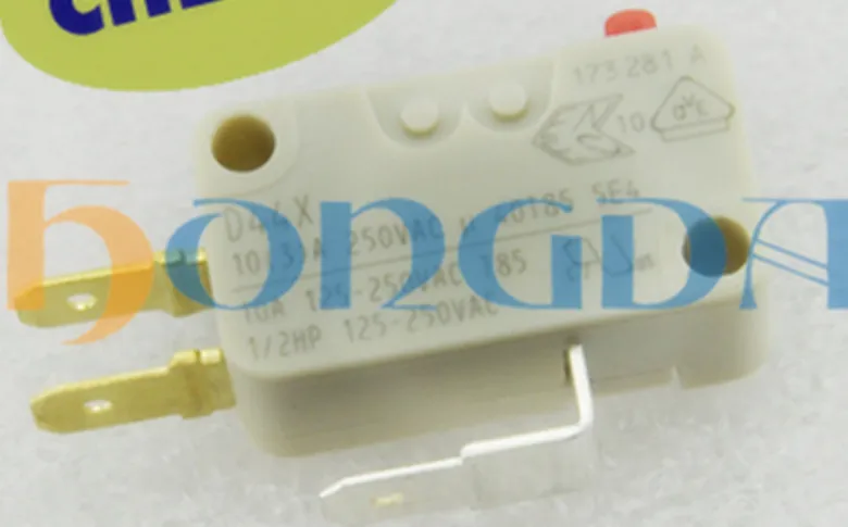 

D449-R1AA-CF D44X Original 187" Microswitches Arcade PushButton Joystick 3 Terminals Replacement 10A 250VAC