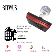 Pernal adress прямоугольный штамп на заказ светочувствительное уплотнение штамп индивидуальный логотип самописающийся штамп на заказ