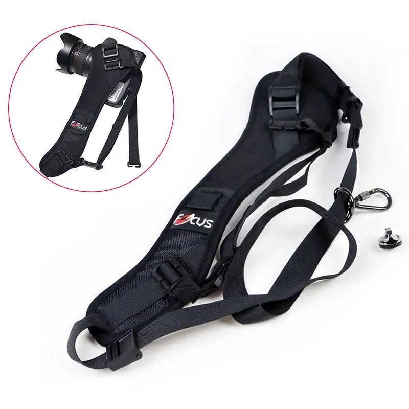 DOITOP DSLR Professional Shoulder Strap Black Photo Camera Rapid