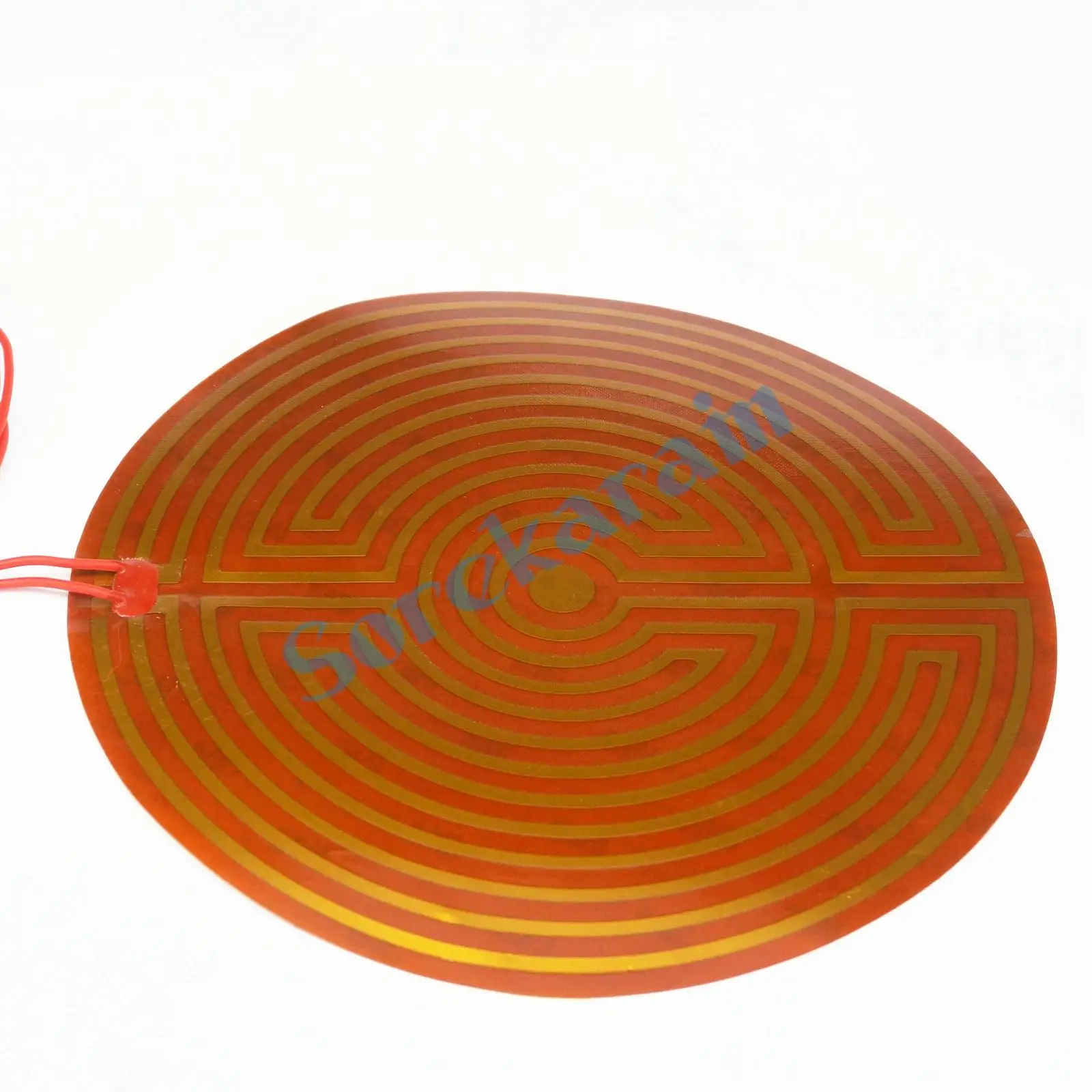 220mm 240W 24V DC Flexiable Round Eeletric Polyimide Film Heater Heating element for