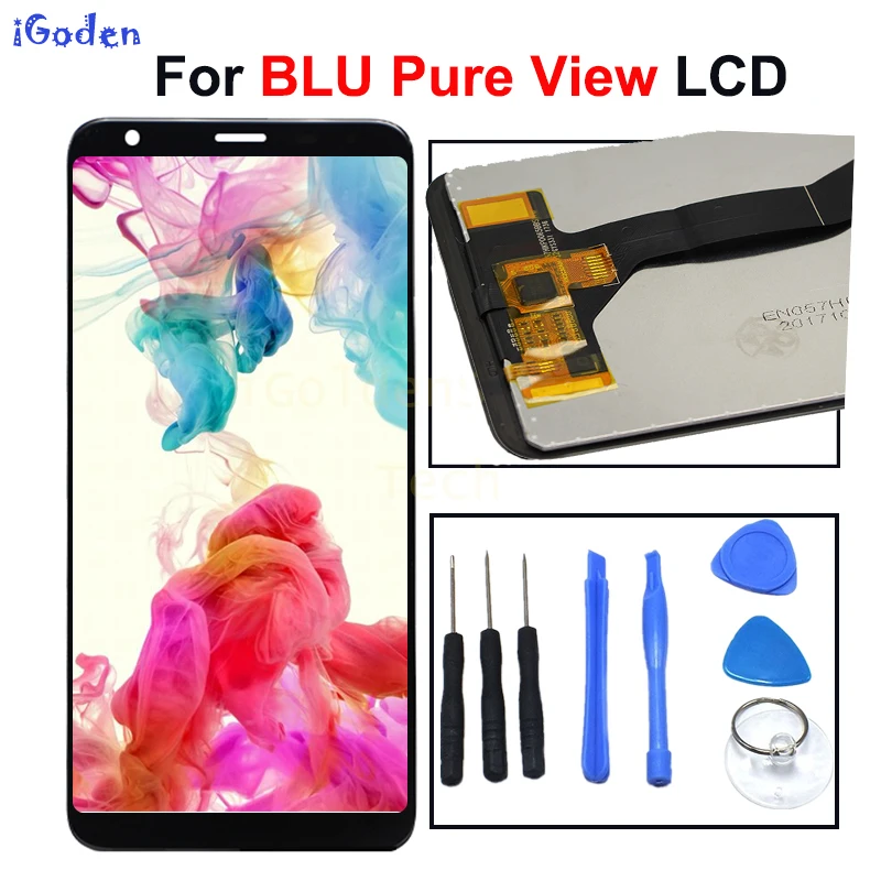 5,7 дюймов для BLU Pure View ЖК-дисплей сенсорный экран дигитайзер сборка Замена с инструментами для BLU Pure View lcd