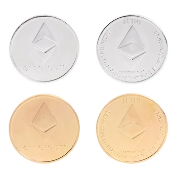 

Commemorative Coin BTC Collection Art Gifts Alloy Imitation Ethereum ETH Bitcoin #20/29L