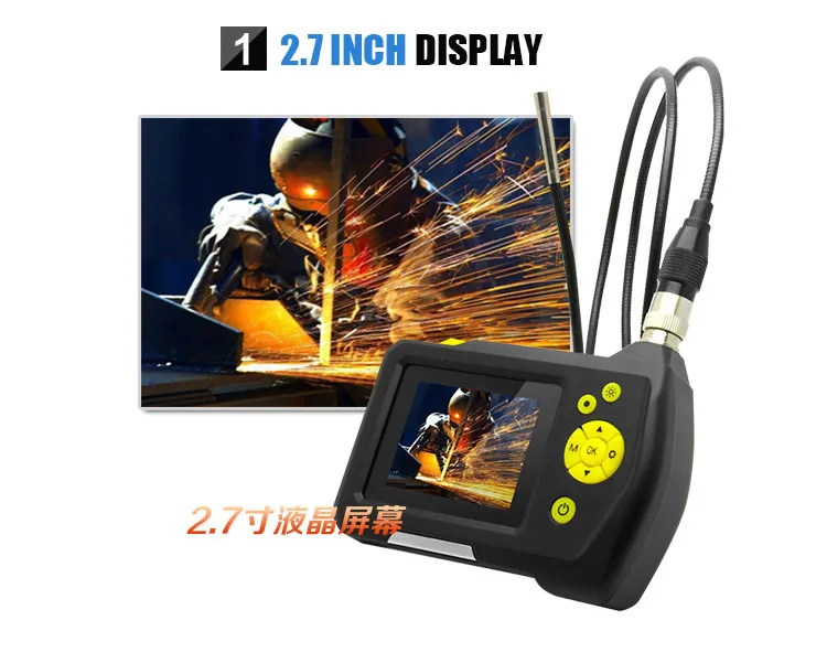 

NTS100 1M/2M Borescope Tube Cable For 2.7" Color LCD Screen NTS100 Accessories Endoscope DVR Snake Inspection Camera
