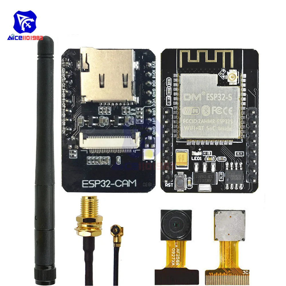 ESP32-CAM ESP32-S WI-FI плата Bluetooth OV2640 2MP Беспроводной Камера модуль TF карты слот Беспроводной расширения модуль для Arduino