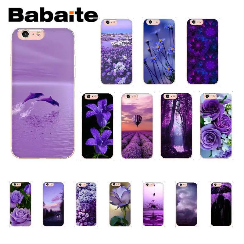 

Babaite infinity on Purple TPU Soft Phone Case Cover for iPhone 5 5Sx 6 7 7plus 8 8Plus X XS MAX XR 11 11pro 11promax