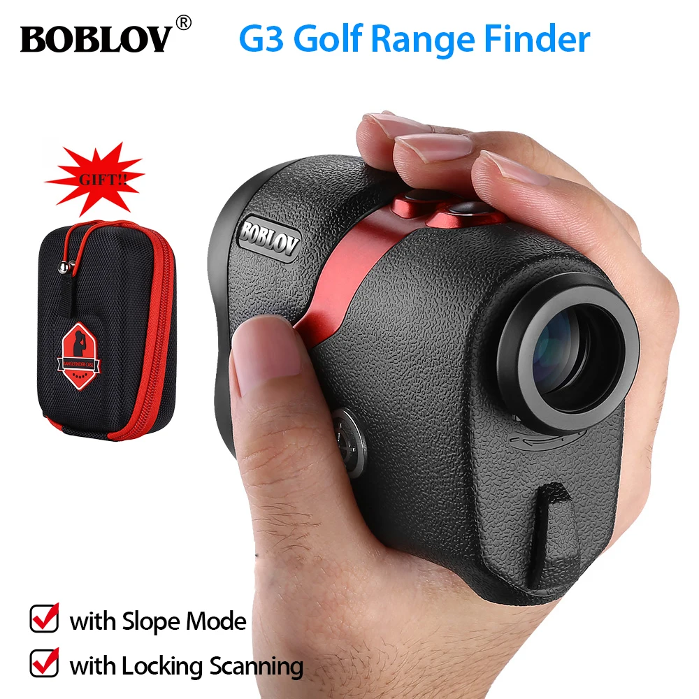 

BOBLOV Telescope Laser Rangefinder 600m Laser Distance Meter 6X Monocular Golf hunting laser Range Finder tape Measure