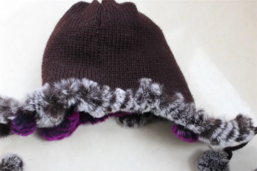 Linhaoshengyue, шапка из кроличьего меха, шапка из натурального меха,, зимняя теплая шапка