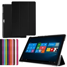 2015 Fashion Ultra Thin Slim Magnetic Luxury Folio Stand Leather Case Smart Sleeve Cover For Microsoft Surface Pro 4 Pro4 12.3″
