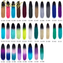 Saisity 24 inch Ombre Senegalese Twist Hair Crochet braids 20 Roots/pack Synthetic Braiding Hair for Women grey,bonde,pink,brown Saisity 24 inch Ombre Senegalese Twist Hair Crochet braids 20 Roots/pack Synthetic Braiding Hair for Women grey,bonde,pink,brown