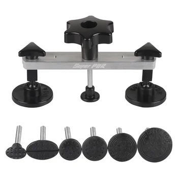

PDR Dent Removal Tools Silver Pulling Bridge Car Body Dent Damage Repair Tools 6 pieces Puller Tabs