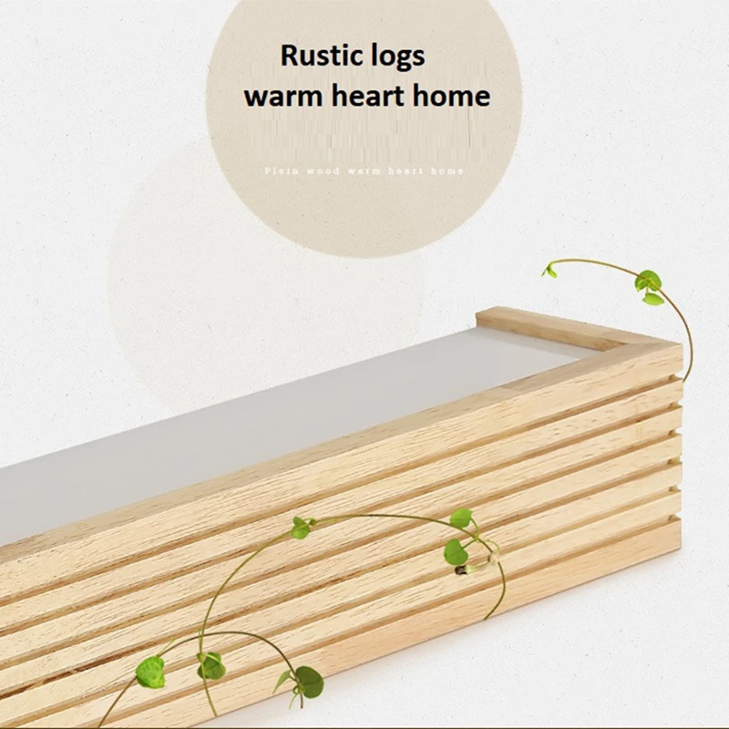  LED Solid Wood Wall Lamp (2)