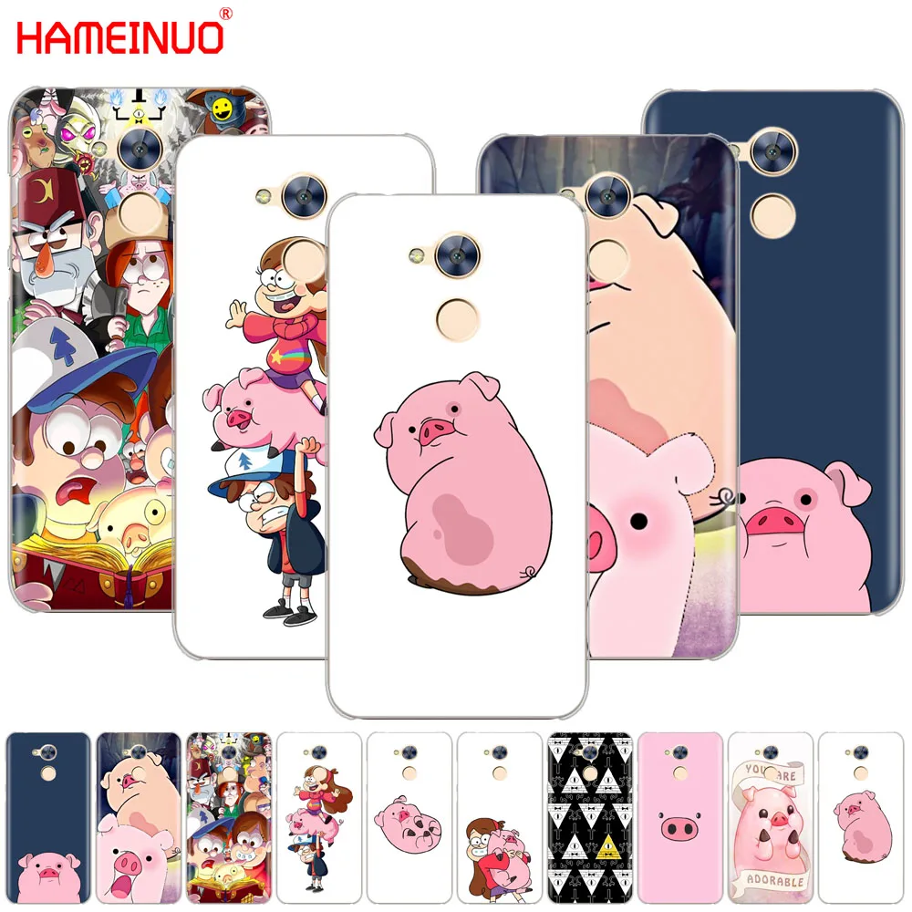 

HAMEINUO Gravity Falls pig Cover phone Case for Huawei Honor 10 V10 4A 5A 6A 7A 6C 6X 7X 8 9 LITE