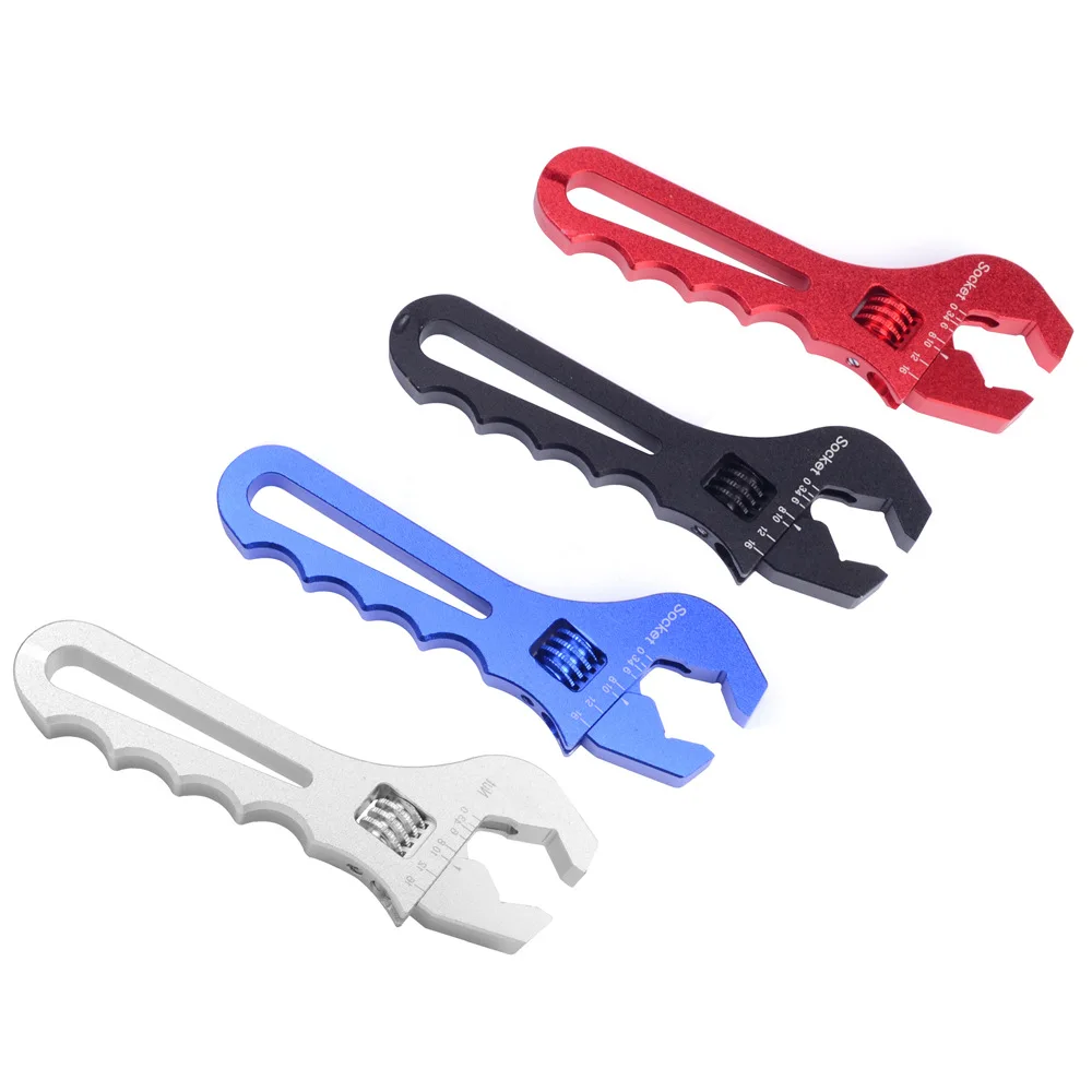 

185mm High Quality Sandblasting Adjustable Wrench Aluminum Alloy Monkey Wrench for Automobile Tubing/Connector Auto Repair Tools