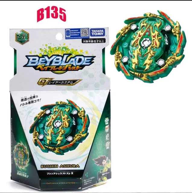 Подлинная TAKTRA TOMY Beyblade Burst GT B-139 стартер мастер Fabunni. Rt. Rs Flash B142 клоун B-145 DX стартер Benom Diabolos. Vn. Bl - Цвет: B135