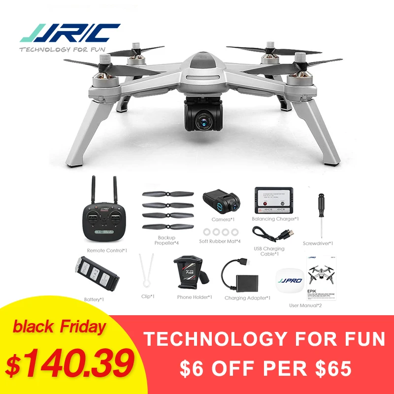 

JJRC JJPRO X5 5G GPS WIFI FPV With 1080P HD Camera Max 18 Mins Follow Me Altitude Hold RC Drone Quadcopter RTF